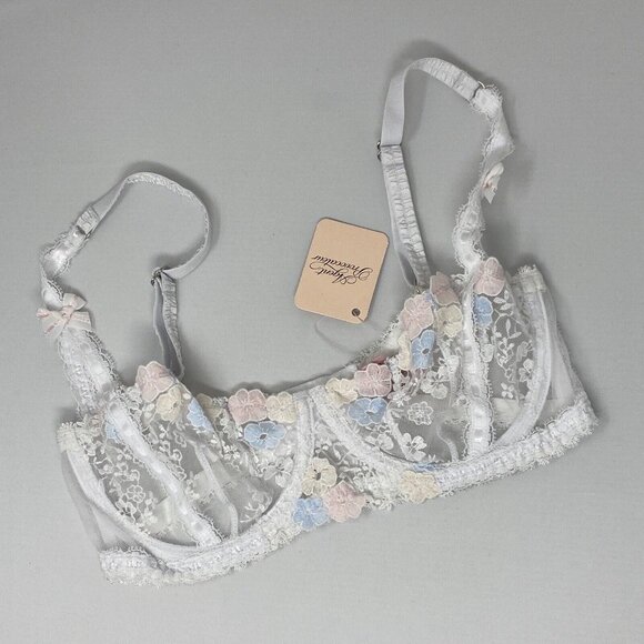 Agent Provocateur Petunia White Bra 32DD NWT - Picture 6 of 10
